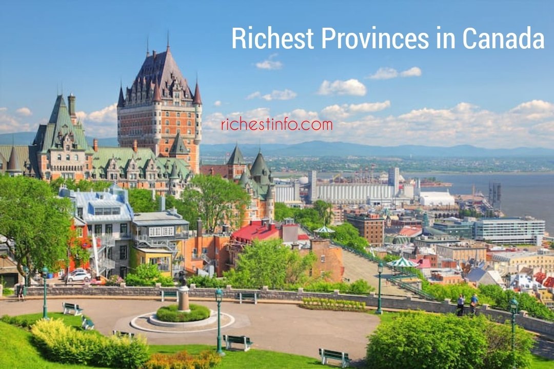 Top 10 richest provinces in Canada by GDP per capita 2022